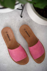 Pink Casual Slide Sandals - Puritific