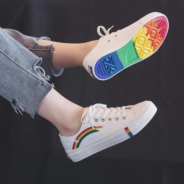 Pride Canvas Sneakers - Puritific