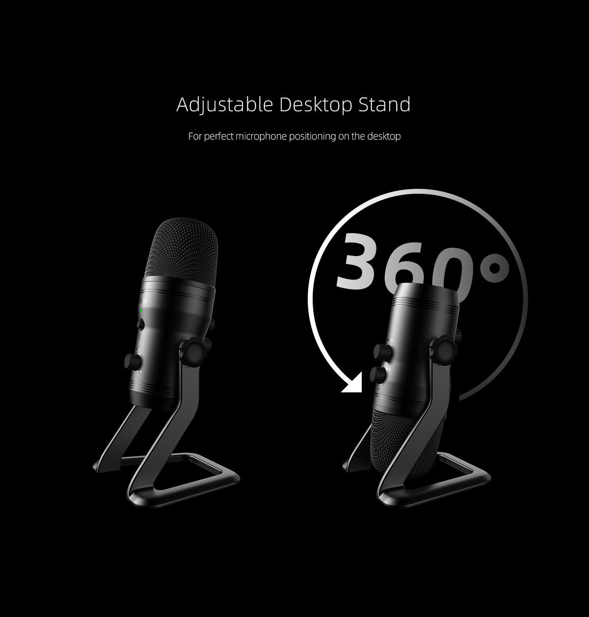 USB Recording Microphone Computer Podcast Mic for PC/PS4/Mac,Four Pickup Patterns for Vocals,Gaming,ASMR,Zoom-class-3