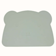 Baby Bear Shape Silicone Washable Insulated Placemat-8