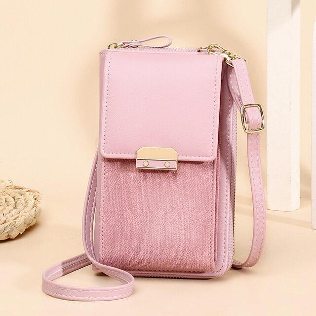 PU Leather Ladies Wallet Crossbody Bag - Puritific