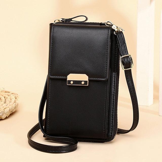 PU Leather Ladies Wallet Crossbody Bag - Puritific