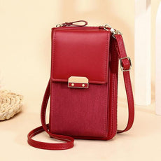 PU Leather Ladies Wallet Crossbody Bag - Puritific