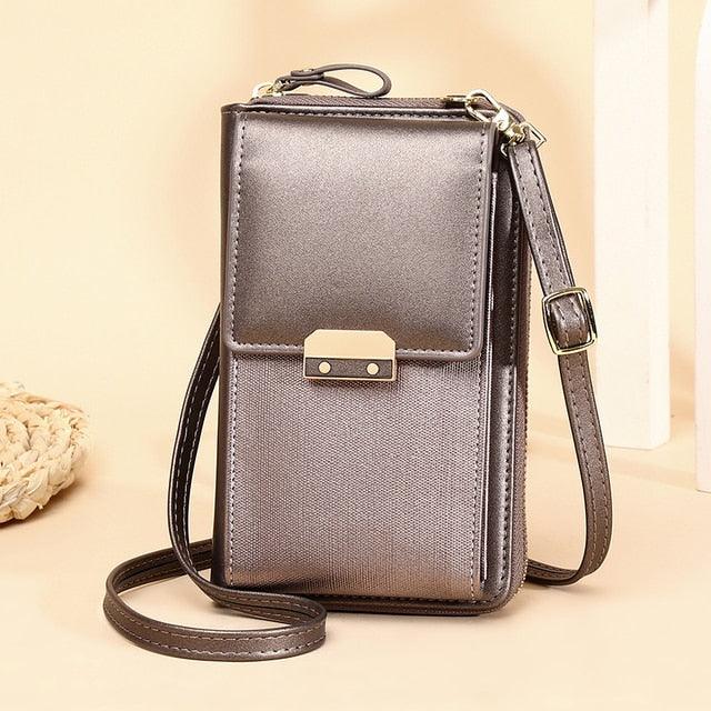 PU Leather Ladies Wallet Crossbody Bag - Puritific