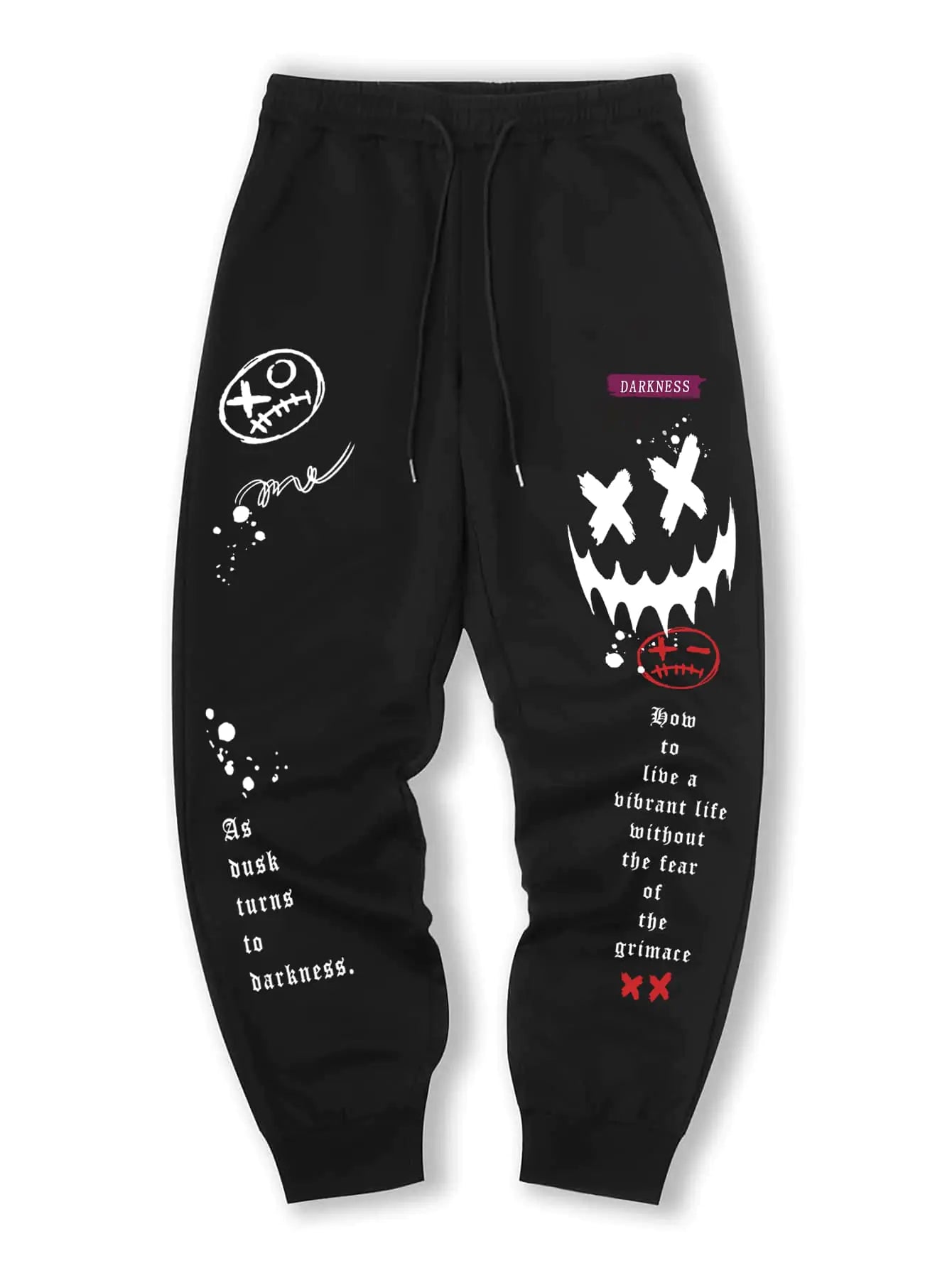 Graphic Drawstring Sweatpants - Puritific