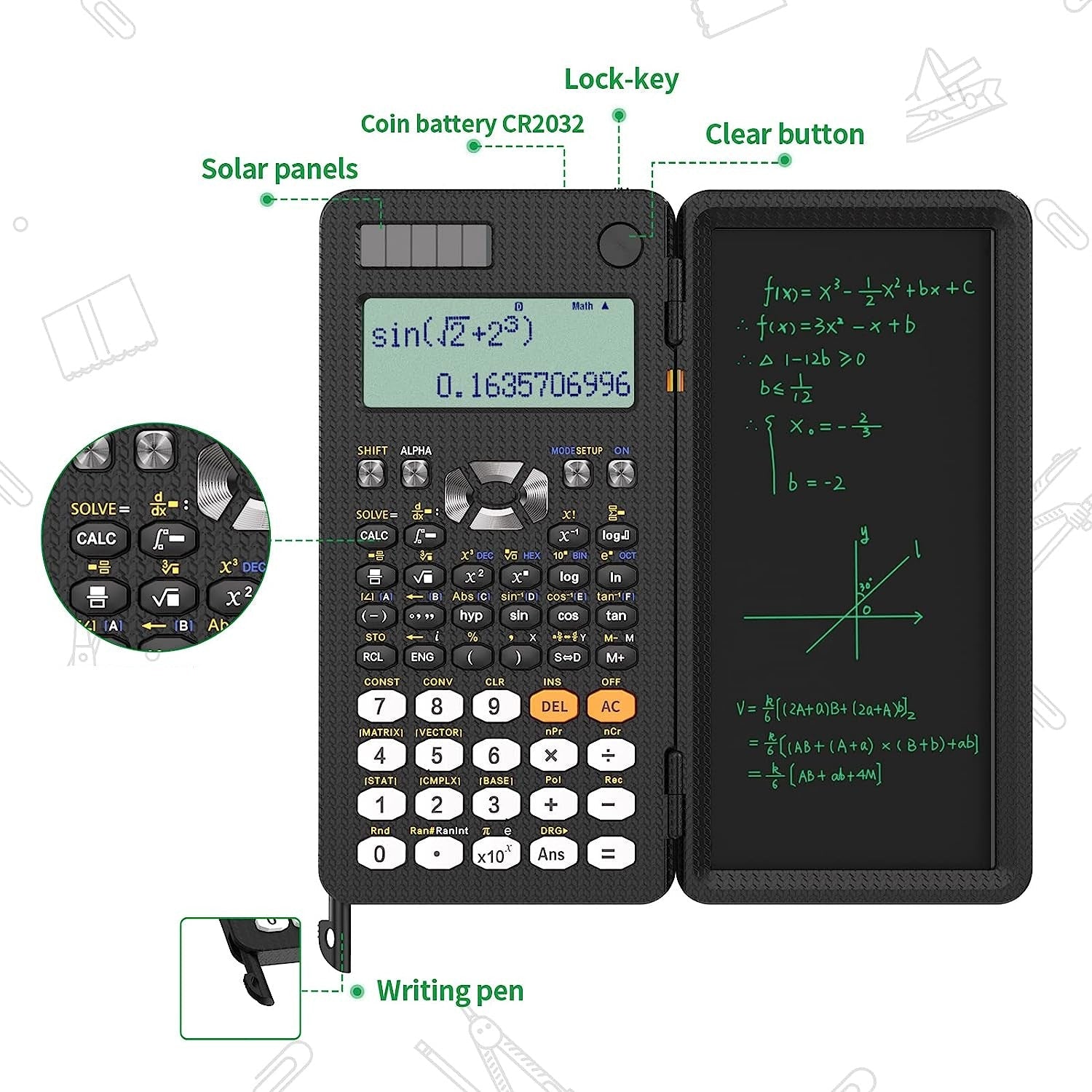 Calculator with Notepad | Scientific - Puritific