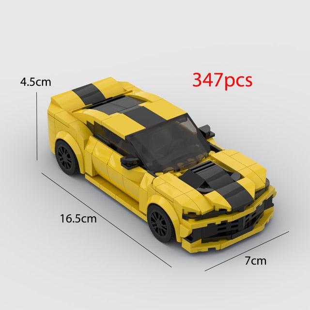 Racing Sports Car Building Blocks - Puritific