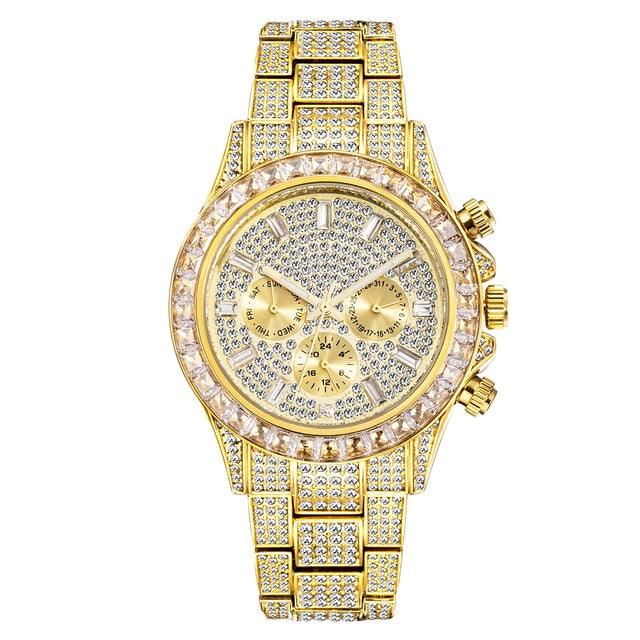 Rainbow Diamond Quartz Watch - Puritific