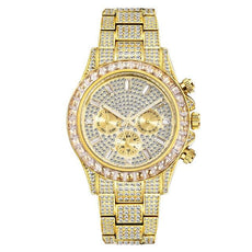 Rainbow Diamond Quartz Watch - Puritific