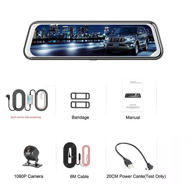 Rearview mirror Dash Camera Recorder - Puritific