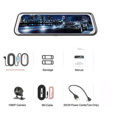 Rearview mirror Dash Camera Recorder - Puritific