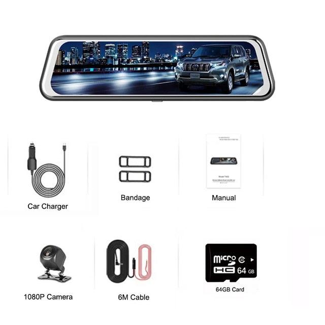 Rearview mirror Dash Camera Recorder - Puritific