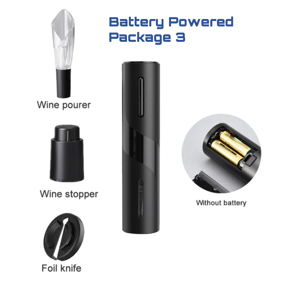 Rechargeable Electric Wine Bottle Opener - Puritific