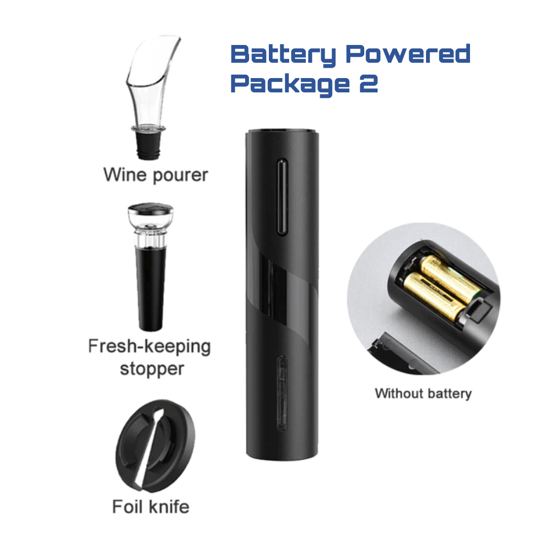 Rechargeable Electric Wine Bottle Opener - Puritific