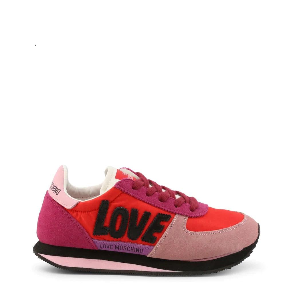 Red Love Suede Sneakers - Puritific