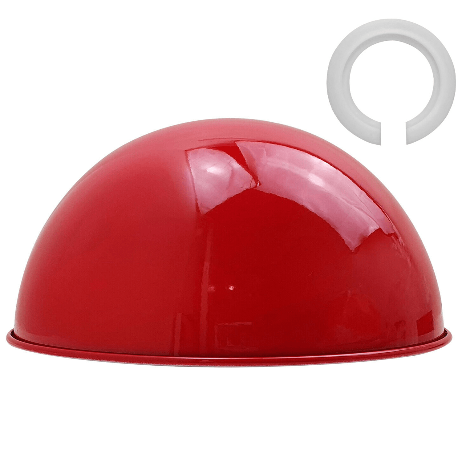 Red Modern Dome Light Shades Easy Fit Ceiling Pendant~1892-1