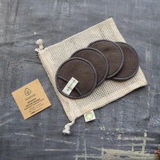 Reusable Cotton Rounds - Bamboo Charcoal-4