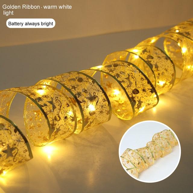 Ribbon Fairy Christmas Lights - Puritific