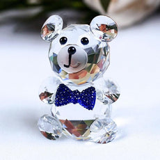 Romantic Bear Crystal Figurine - Puritific