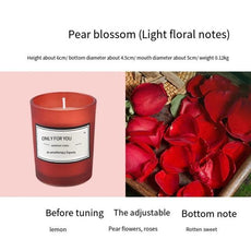 Romantic Floral Aromatherapy Smokeless Candle - Puritific