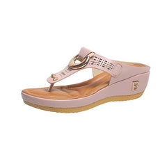 Rome Wedges Platform Slippers - Puritific