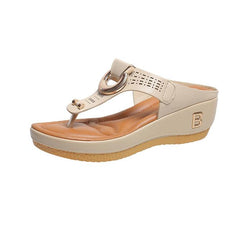 Rome Wedges Platform Slippers - Puritific