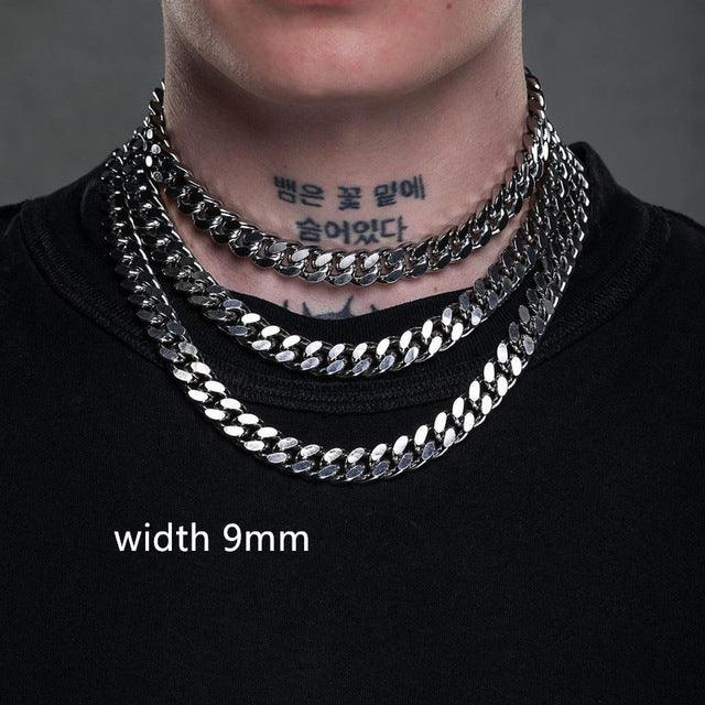 Rope Cuban Chain Necklace Men's Fashion - Puritific