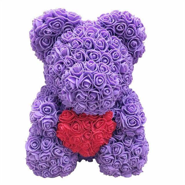 Rose Teddy Bear - Puritific