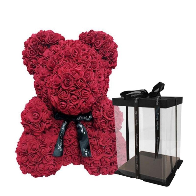 Rose Teddy Bear - Puritific