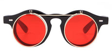 Round Flip Up Sunglasses - Puritific