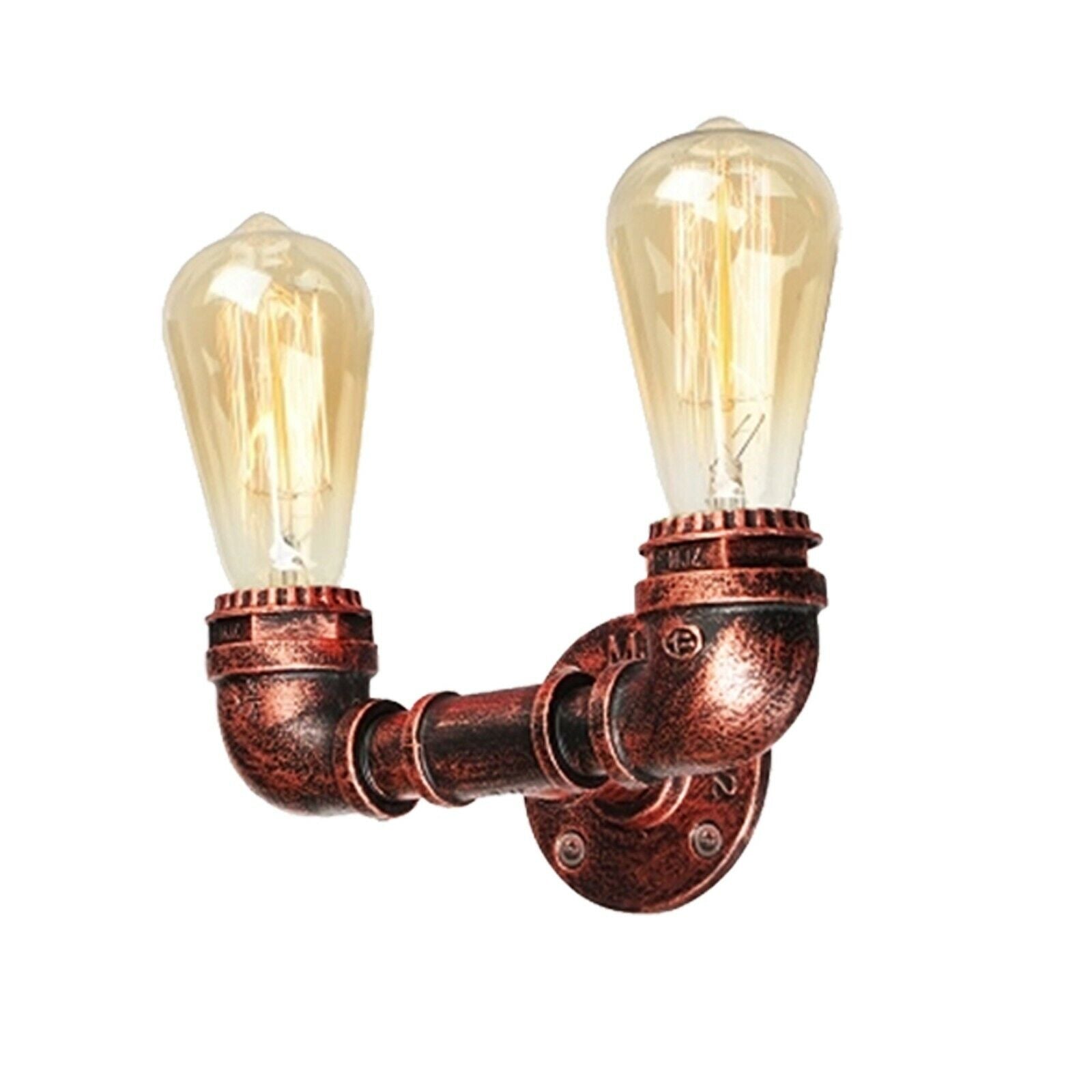 Vintage Industrial Sconce Loft Various colours Water Pipe Wall Light Porch Lamp Steampunk~2133-8