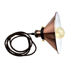 Cone Shade Pendant Light Copper Ceiling Hanging Pendant Lamp ~3379-2