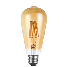 10 Pack ST64 E27 8W Dimmable Retro Classic LED Filament Bulbs~4174-1