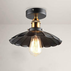 Vintage Retro Industrial Flush Mount Farmhouse Ceiling Light Shade chandelier UK~2225-5