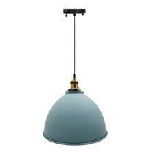 Retro Style Grey Metal Ceiling Pendant Light Shade~2824-0