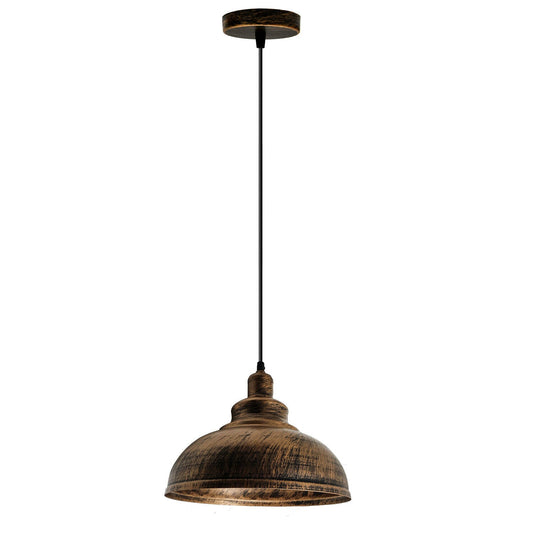 Brushed Copper Loft Industrial Chandelier Ceiling Light Pendant Lamp~3159-0