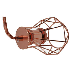 Vintage Industrial Lamp Light Antique Retro E27 Fitting Rose Gold~2131-1