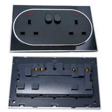 Switch Sockets Screwless Face Classic Uk~2308-2