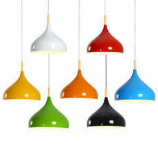 Ceiling Pendant Light Metal Colour Shade Hanging Lamps~5305-3