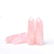 Rose Quartz Crystal Obelisk - Puritific