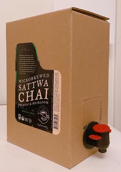 Sattwa Chai - Microbrewed Masala Chai - Organic & Heirloom - Case of 4 x 96 oz-0