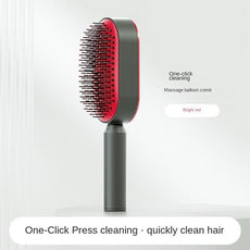 Self Cleaning Anti-Static Hair Brush - Puritific