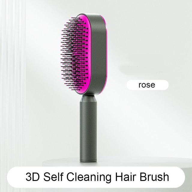 Self Cleaning Hair Brush - Puritific