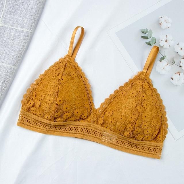 Sexy Floral Lace Bra - Puritific