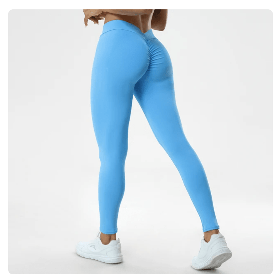 Sexy V Butt Push Up Fitness High Waist Pants - Puritific