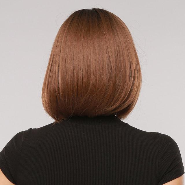 Short Bob Wig With Bangs - Puritific