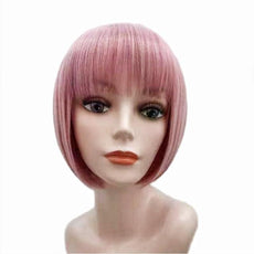 Short Bob Wig With Bangs - Puritific