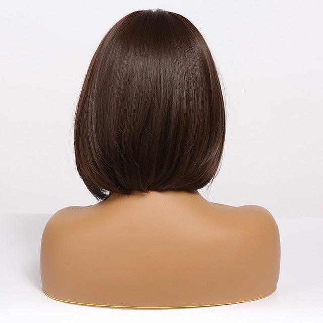 Short Bob Wig With Bangs - Puritific