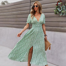 Siena Floral Midi Dress - Puritific