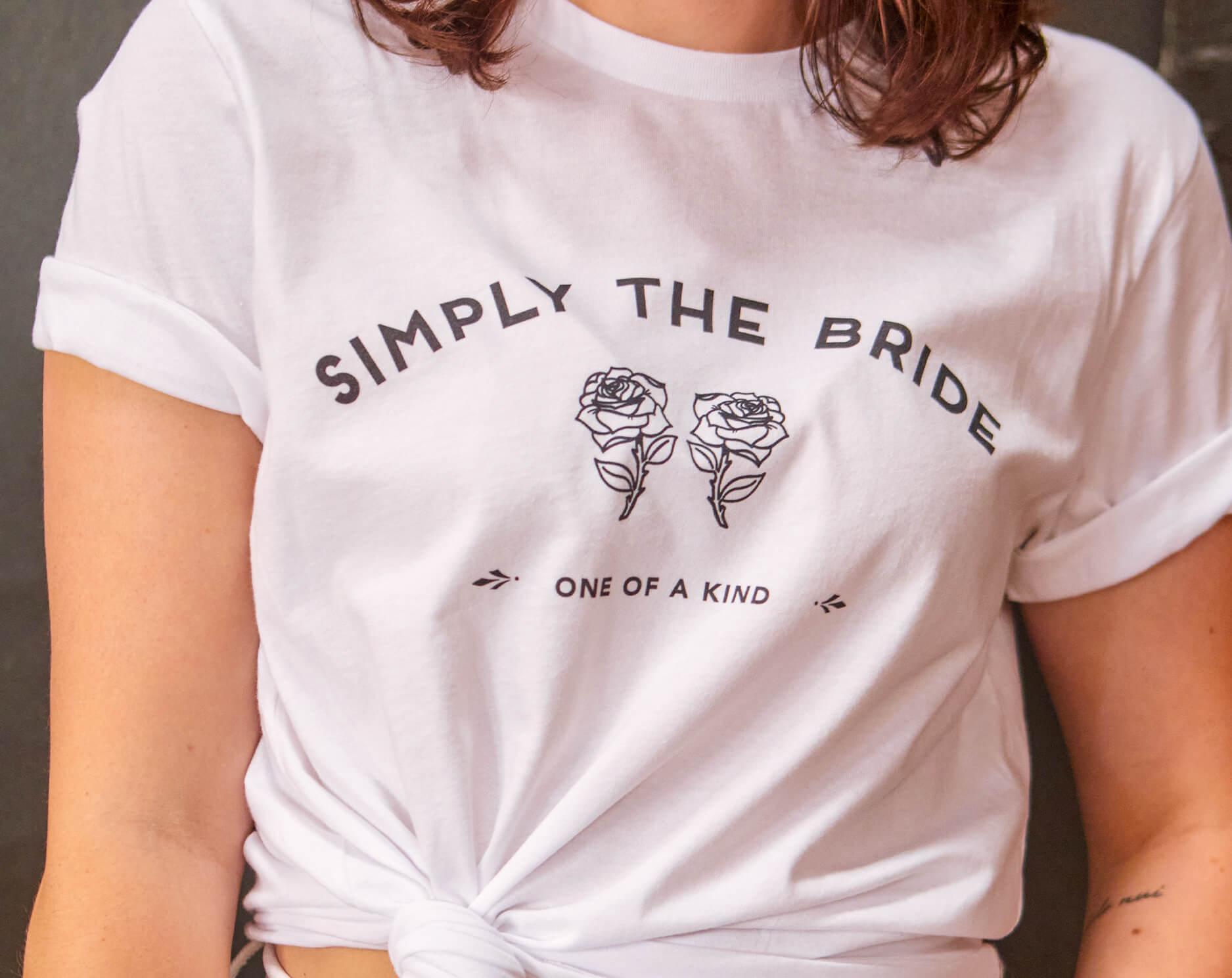 Simply the Bride | Simply the Best - Bachelorette Party Tees - Puritific